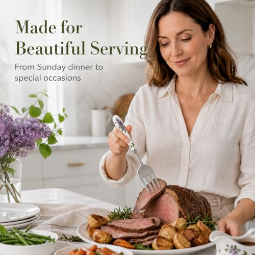 Portmeirion Botanic Garden Stainless Steel Serving Fork
