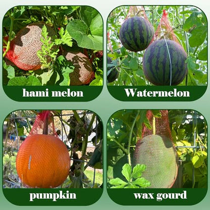 50 Pack Watermelon Nets, Reusable Hanging Melon Support Nets - color: 50pcs