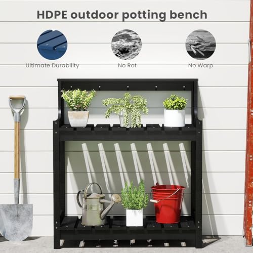 Potting Table–Storage,Workstation - color: Black