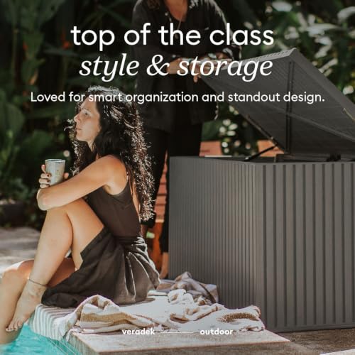 Veradek Everything Box - 120-Gallon Outdoor Storage Box - color: Grey