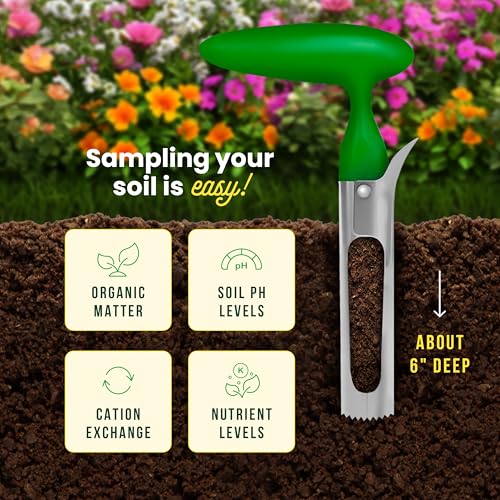 Sunday Garden Soil Test Kit - Tests pH & Nutrients for Healthy Plants