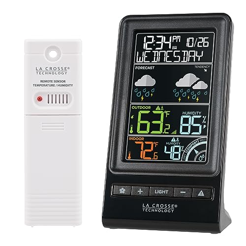 La Crosse Technology 308-1415C Digital Multi-Color Wireless Forecast Station