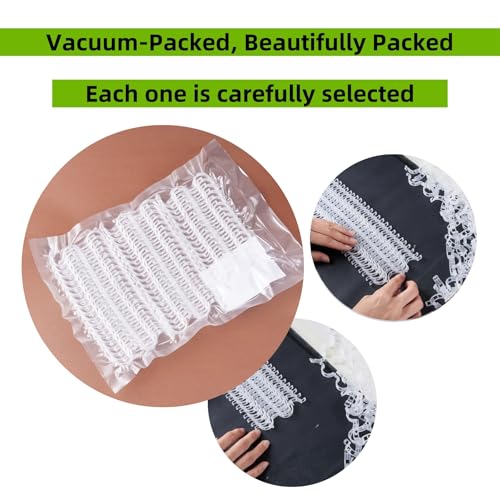 100 Pcs Plant Support Clips,Plastic Clips for Securing Plants - color: White
