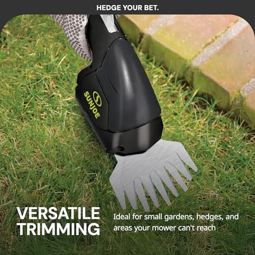 Sun Joe 2-in-1 Cordless 7.2V Handheld Grass Shear & Hedge Trimmer, HJ604C