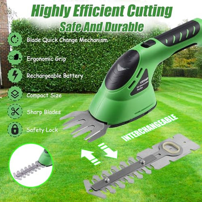 Lichamp 2-in-1 Electric Hand Held Grass Shear