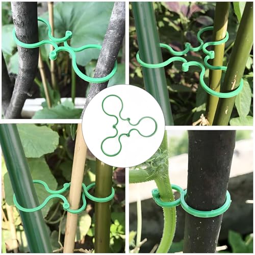 Stackable Monstera Plant Support Stakes,Plant Trellis for Indoor Climbing Plants, Tree Branch Shape Modular Plant Support Pole for Monstera, Pothos, Ivy - Green (52inch)