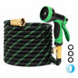 Garden Hose 25ft, Non-Expandable Flexible TPE Tube Water Hose - color: Black and Green, size: 25ft