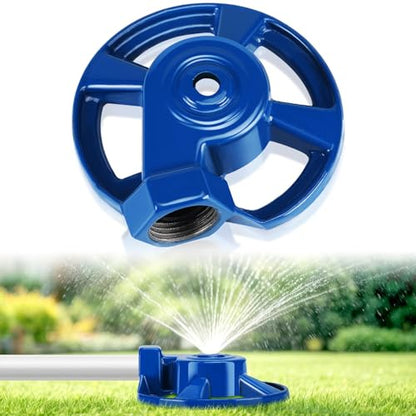 Domensi 1 Pcs Cast Iron Lawn Sprinkler for Yard Heavy Duty Garden Sprinkler
