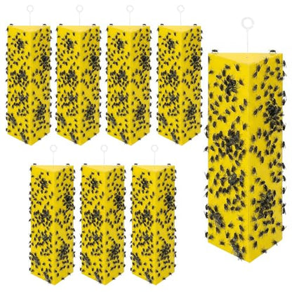 12 Pack Sticky Fly Traps Indoor Outdoor Hanging - size: 12 pack