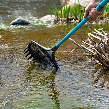 Aquascape Pond Shark Net, Skimming, Maintenance and Water Garden Tool, Extends 60-inch | 74004 - size: 60-inch