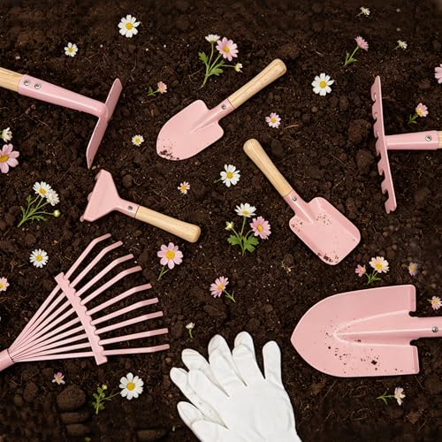 Kids Gardening Set with Wheelbarrow Birthday Gifts