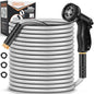Rcfunkid Garden Hose 200FT No-Kink Metal Hose With 10 Function Nozzle Tough - size: 200FT
