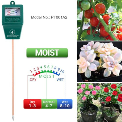 Antonki 2 Pack Soil Moisture Meter, Plant Water Meter Hygrometer