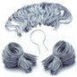150 Pack - 1 5/8" Chain Link Fence Ties 11 Gauge Galvanized Steel Twist for Securing Fences on Farms/Ranches/Gardens