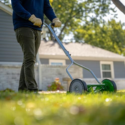 Scotts 304-14S 14-Inch 5-Blade Push Reel Lawn Mower, Green - size: 14-Inch, 5-Blade