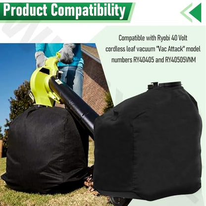 205110001 Leaf Vaccum Vac Attack Bag Compatible with Ryobi