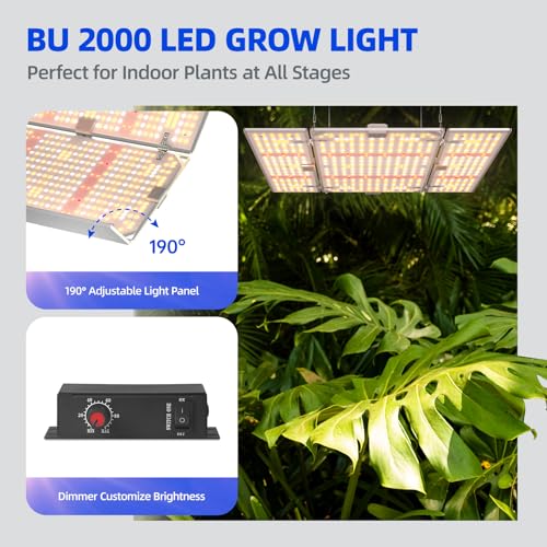 Barrina 4x4 Grow Light Panel, Full Spectrum, Dimmable, 200W, 1 Pack