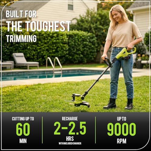 Cordless 13-inch Weed Wacker for Lawn Care