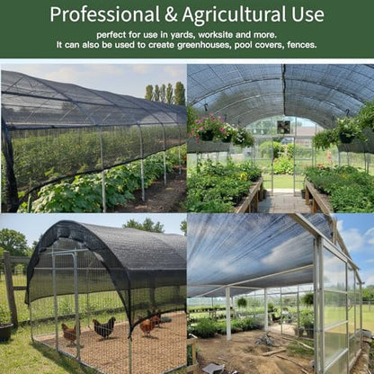 3 x 6 FT 55% Heavy Duty Shade Cloth Mesh Tarp - size: 55% - 3 x 6 FT