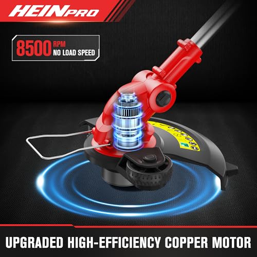 HEINPRO Cordless String Trimmer Compatible with Milwaukee M18 Battery - size: 12.01-INCH