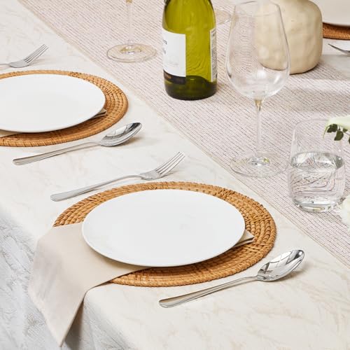 HIKAA 12-Piece Dinner Forks Set, 8-Inch 18/10 Stainless Steel Forks, Mirror Polished Dishwasher Safe Silverware Forks for Home, Restaurant, Party - size: 12-Piece, style: DINNER FORKS