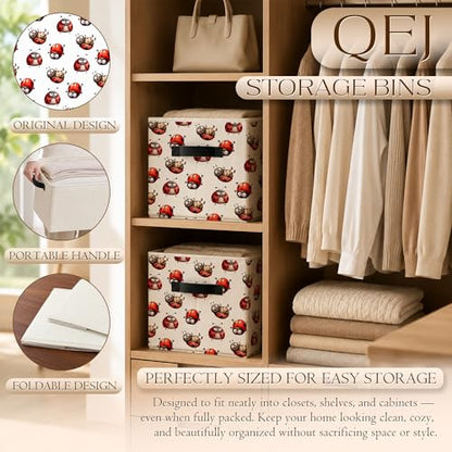 Funny Ladybug Storage Basket Bin - color: Zoon Lady cute