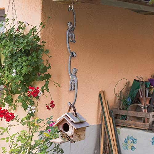 Sungmor Cast Iron Plant Hangers, 2PC 7.9 Inches Monkey Hooks - color: Monkey Hooks - 2pcs