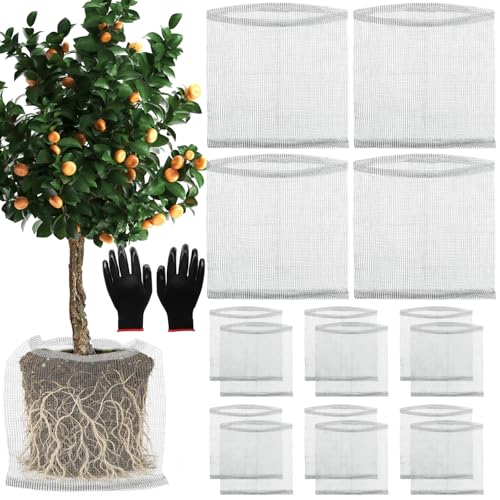 16 Pcs Gopher Baskets 15 Gallon Root Guard Proof Stainless Wire Steel Trap - size: 24"X24"-16 Pack