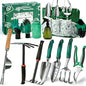 Gardening Tool Set Gifts for Women, Heavy Duty Garden Tools with Handbag