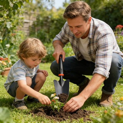 Garden Trowel Garden Hand Shovel, Heavy Duty Garden Trowel Hand Shovel for Gardening, Digging, Planting, Transplanting, and Cutting Roots - color: Garden tool, style4