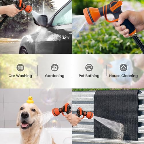 Giraffe Tools Garden Hose 50FT Lightweight Lay Flat Water Hose - size: 50FT