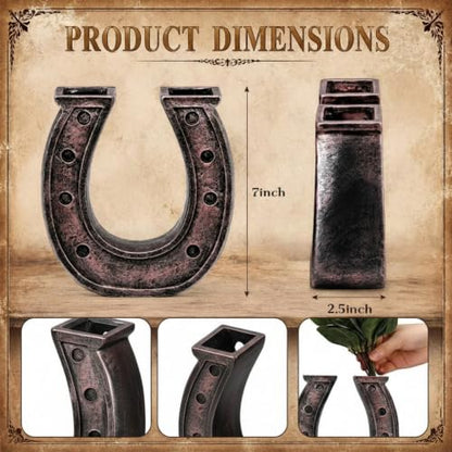 Qinyoung 1Pcs Horseshoe Hanging Wall Planters for Plants,Water Plant Vase - style: Water Plant Vase
