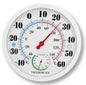 10 Inch Indoor Outdoor Thermometer Hygrometer, Wall Mount