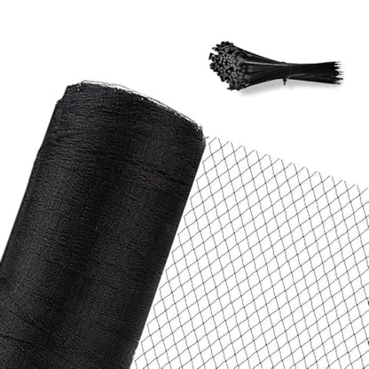 Junflying Bird Netting, 10x10 FT – 1/2" Mesh, Woven Garden Netting - size: 10x10 FT-1/2"