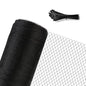 Junflying Bird Netting for Garden, 7.5X65 FT, 1/2“ Mesh - size: 7.5x65 FT-1/2"