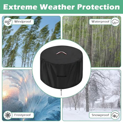 24" Planter Covers Fit 2x2 FT Raised Garden Beds Freeze Protection - size: 25“D x 24"H