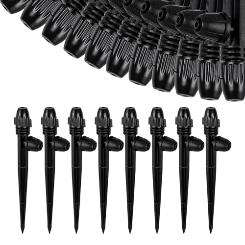 20 Pcs 360° Adjustable Drip Irrigation Misting Spray Emitters - style: 20Pcs Misting Sprayer