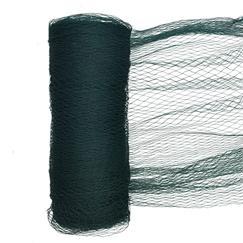 Bird Netting 25'x50' with 1" Square Mesh Bird Net Garden Netting for Chicken Coop, Aviary, Deer Fence, Fruit Tree - size: 25*50ft