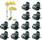 Plant Clips Orchid Clips for Plants Support, Plant Support Clips Vine Clips for Supporting Stems Vines Grow Uprigh (30, Green)