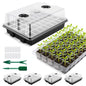 YAUNGEL XL Seed Starter Tray, 160 Cells, 4-Pack with Humidity Domes, Black - color: Black