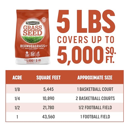 Pennington Bermudagrass Southern Grass Seeds for Lawn, 5 lb - size: 5 LB