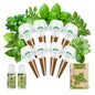 Herb Seed Pod Kit for AeroGarden, idoo, Ahopegarden, MUFGA Hydroponics Garden with Genovese Basil, Thai Basil, Thyme, Cilantro, Peppermint, and Arugula - Compatible with All Hydroponics (8-Pod) - color: Herbs