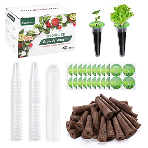 GARDENCUBE 160pcs Hydroponics Pods Kit Compatible with AeroGarden - size: 160pcs