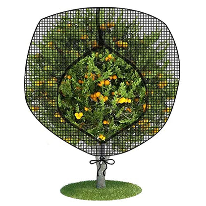FONUNO Fruit Tree Netting with Zipper Birds Netting for Fruit Trees, Black - color: Black, size: 10 x 10 feet - 1 Pack