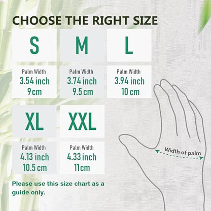 COOLJOB 2 Pairs Gardening Working Gloves, Touchscreen, Nitrile Coated, M - size: Medium (Pack of 2)