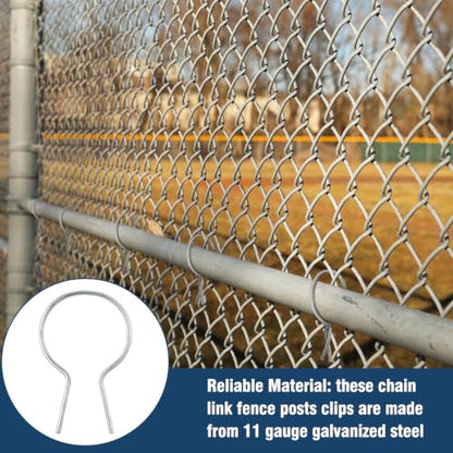 200 Pcs 11 Gauge Twist Fence Ties for 2-7/8'' OD Posts with Drill Chuck - size: 2-7/8''
