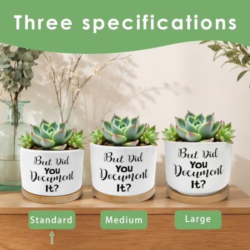 But Did You Document It Funny Plant Pots Succulent Planters - color: Style C