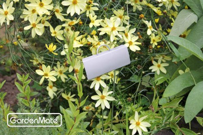 GardenMate 25-Pack Weatherproof Large Zinc Metal Plant Labels, Height 11.5", Label Area 3 1/2 x 1 1/4" - size: 25-Pack, style: 11.5'' Large Zinc