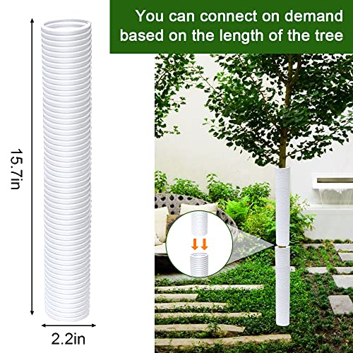 Corrugated Tree Guards, 7pcs Rigid PP Tree Trunk Bark Protectors Sleeve - style: 7Pcs