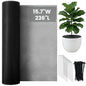 15.7" x 236" Cuttable Plant Pot Grid Set, Cat Plant Blocker Set - color: BLACK-15.7" x 236"